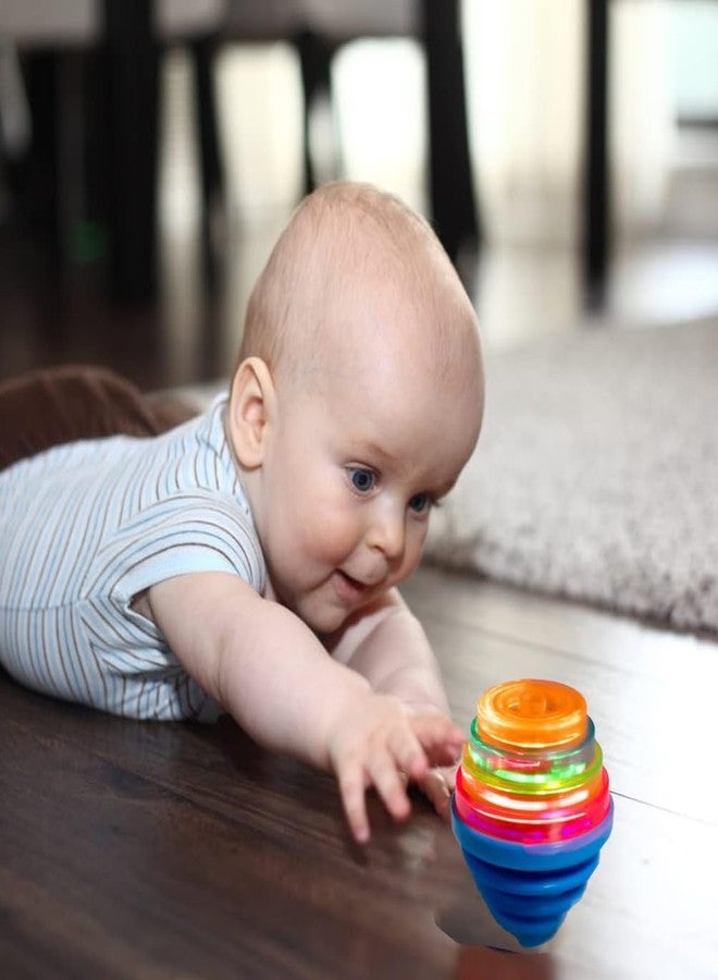 في جراسب لعبة VGRASSP الدوارة بضوء الليزر للأطفال والكبار - لعبة رائعة بإضاءة ليزر LED وموسيقى ديناميكية - استرجع ذكريات طفولتك - اللون كما هو موضح في الصورة - Image 2